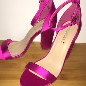 Pink Neri Block Heels